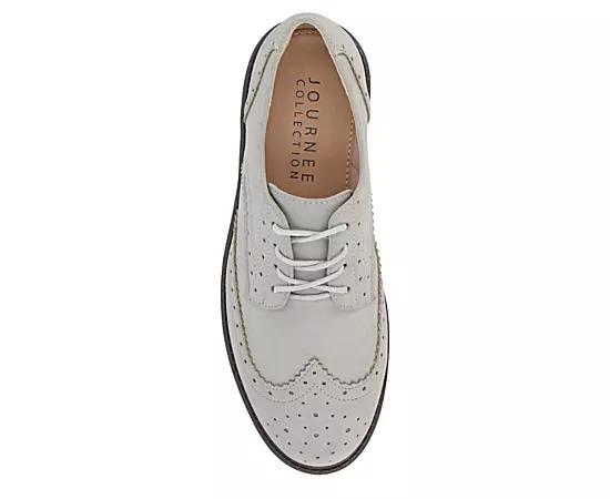 Journee Claudiya Tru Comfort Foam™ Women's Oxford Shoes, Size: 5.5, Gray Product Image