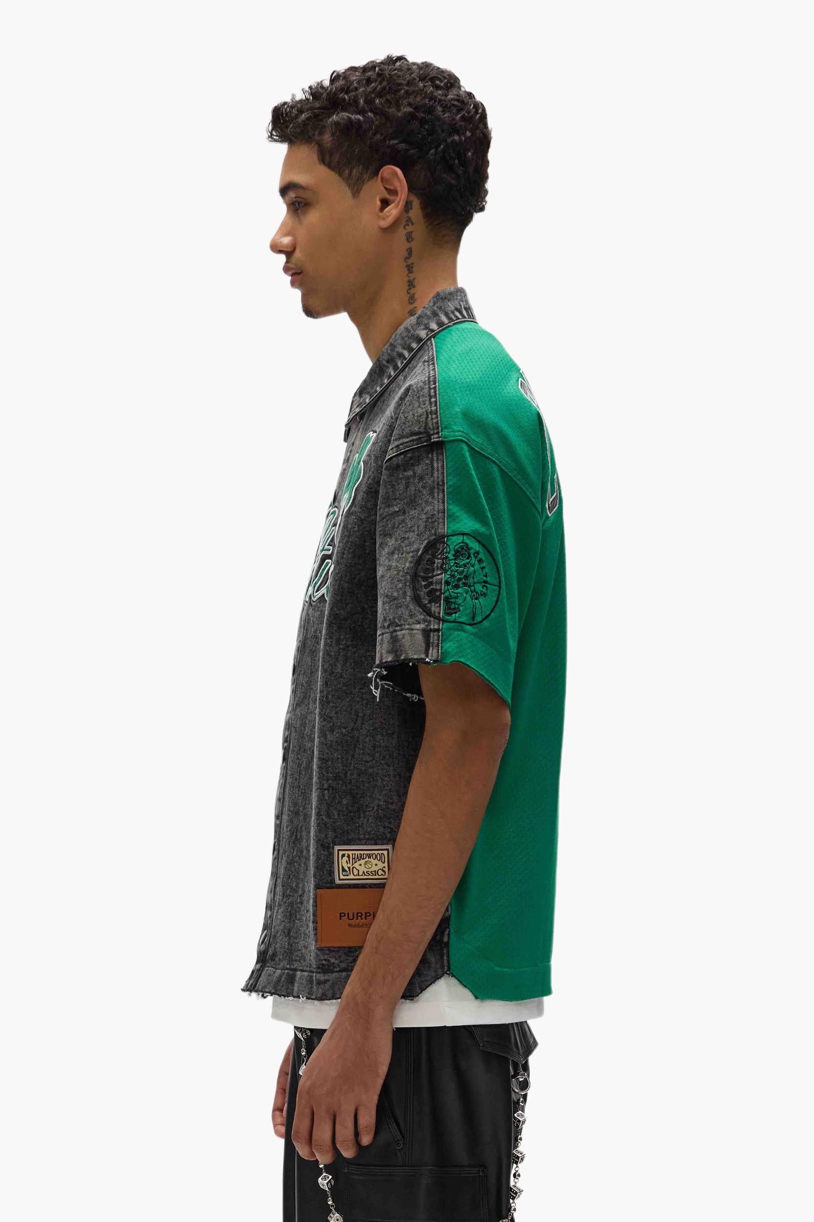 Boston Celtics Snap Shirt Male Product Image