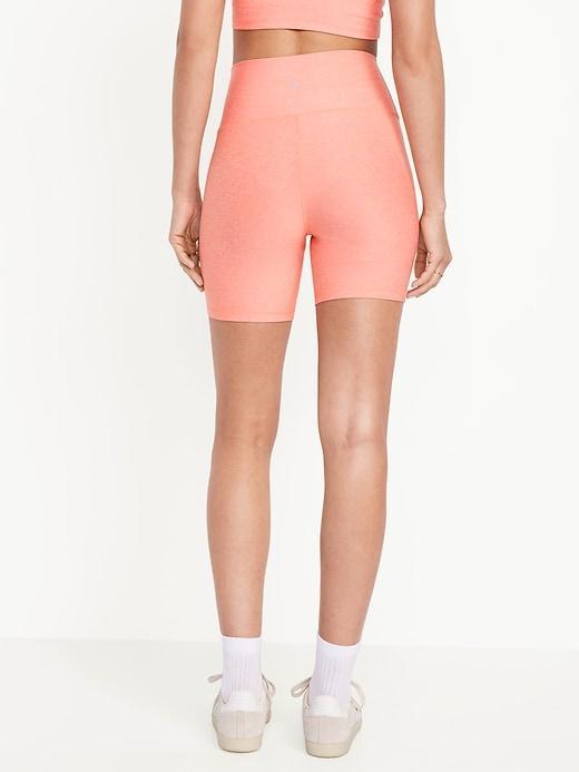 Extra High-Waisted CloudComfy Biker Shorts -- 6-inch inseam Product Image