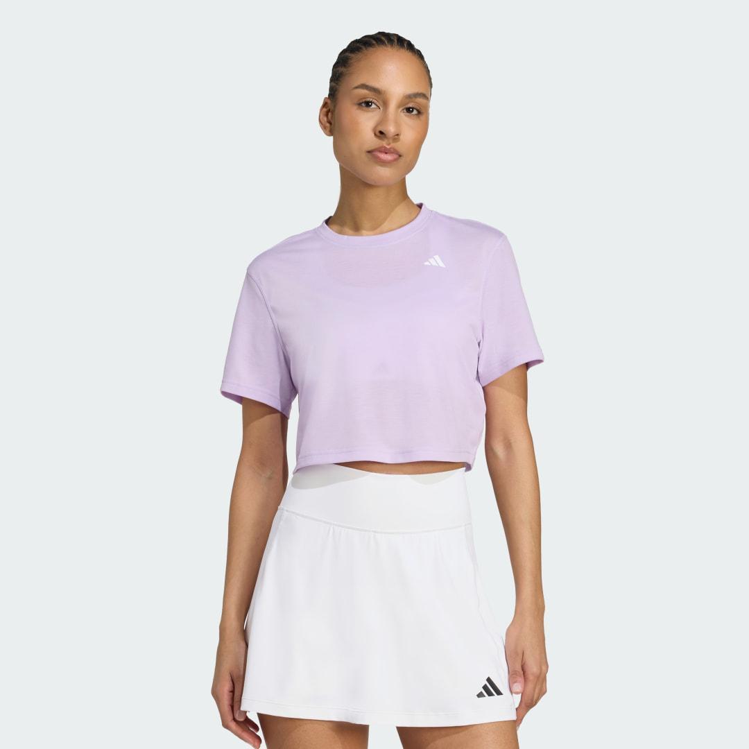adidas Train Essentials Boxy Workout Tee Black XL Womens Product Image