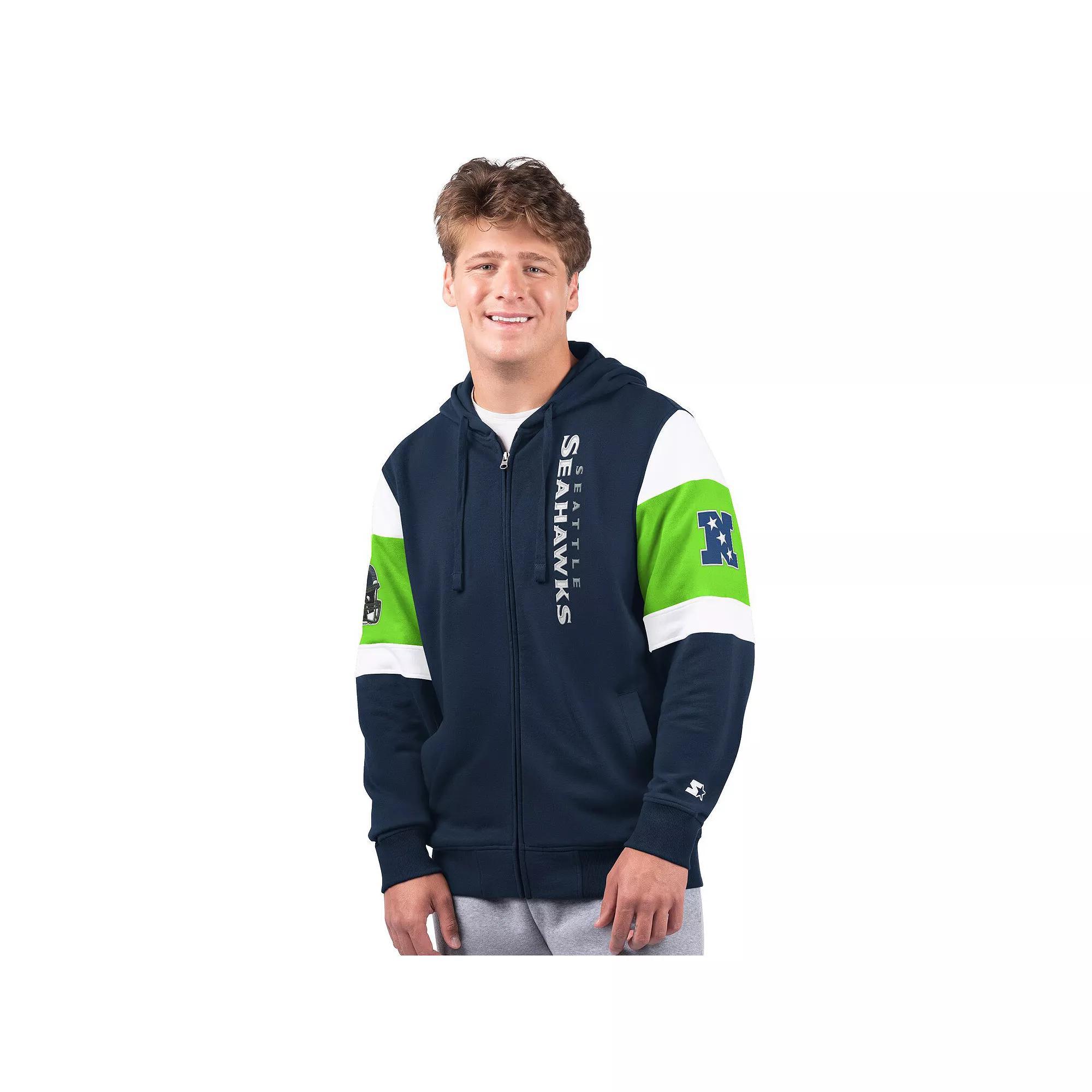 Men's Starter Red Kansas City Chiefs Extreme Full-Zip Hoodie, Size: Medium Product Image
