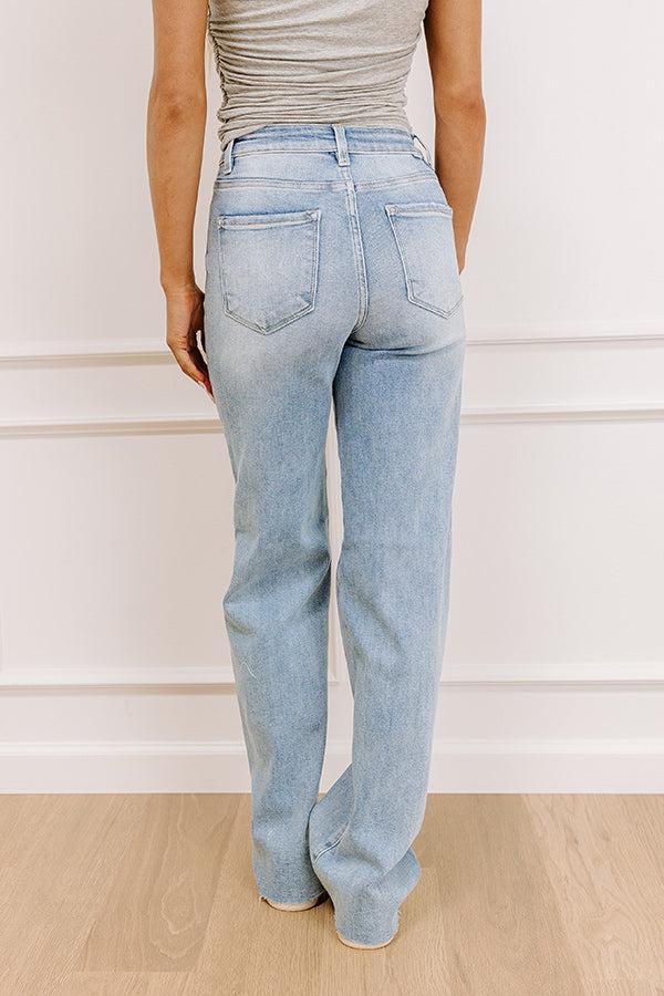 RISEN Lainey High Waist Straight Leg Jean Product Image