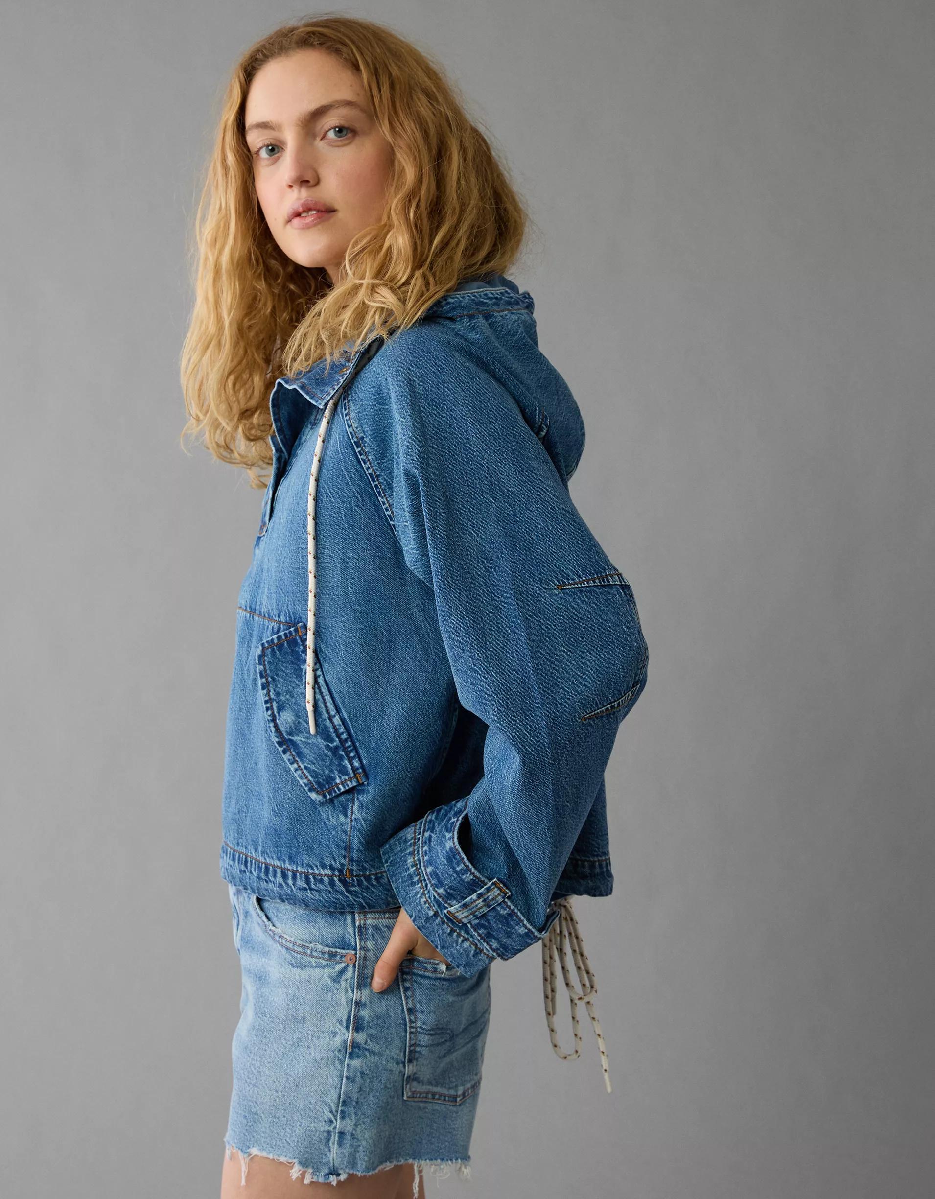 AE Popover Denim Jacket Product Image