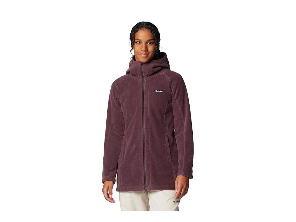 Women's Columbia Benton Long Fleece Hoodie, Size: Medium, Moonvista Product Image