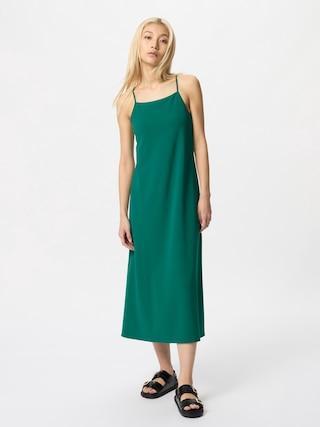 Womens Crepe Jersey Bra Camisole Dress Green XS UNIQLO US Product Image