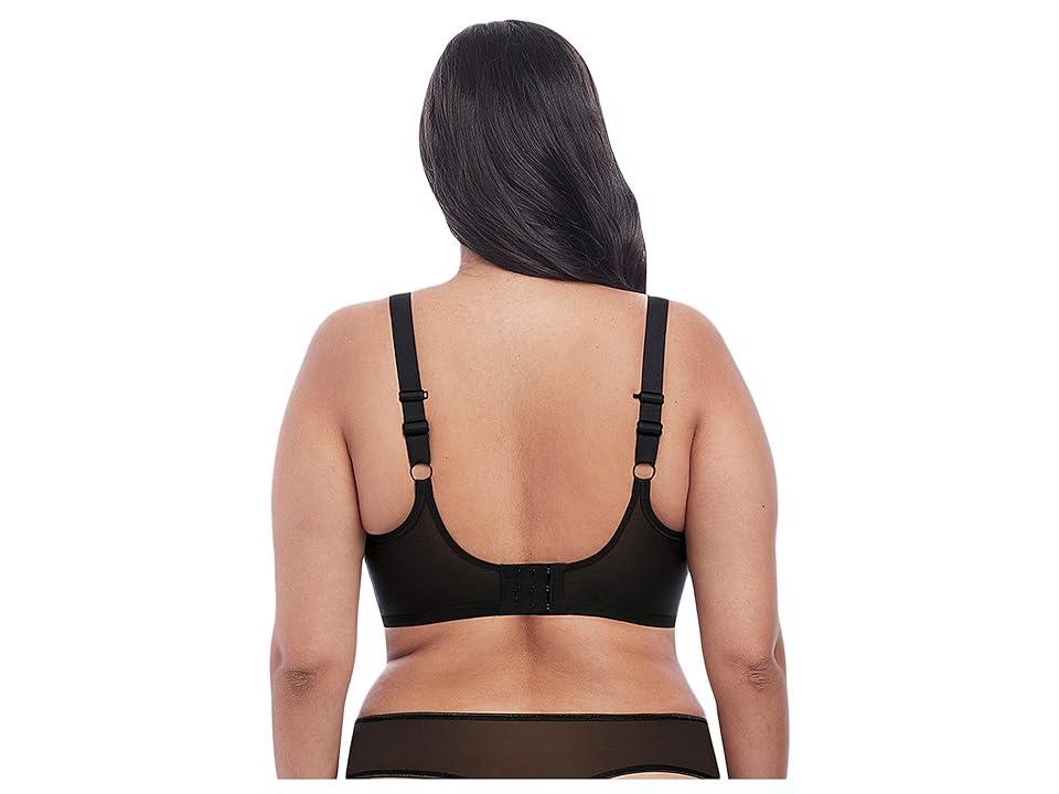 Elomi Plus Size Matilda Embroidered Sheer Plunging Convertible U-Back to Racerback Contour Wire Full Product Image