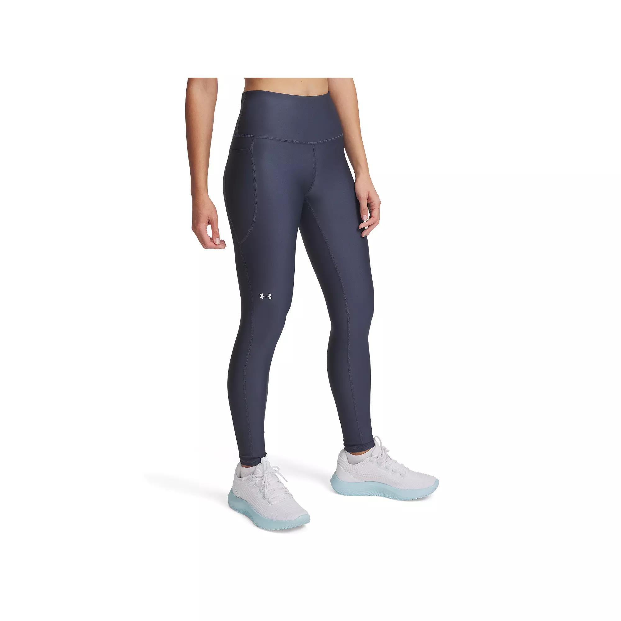 Women's Under Armour Tech High-Waisted Leggings, Size: XXL Short, Downpour Gray Product Image