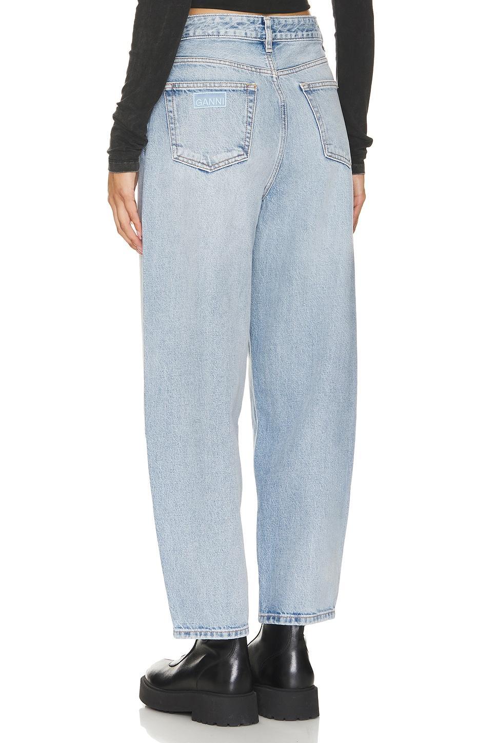 Rigid Denim Stary Jean Ganni Product Image