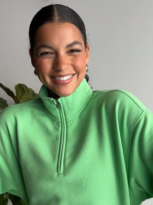 Forever Fleece 1/4 Zip Sweatshirt Product Image