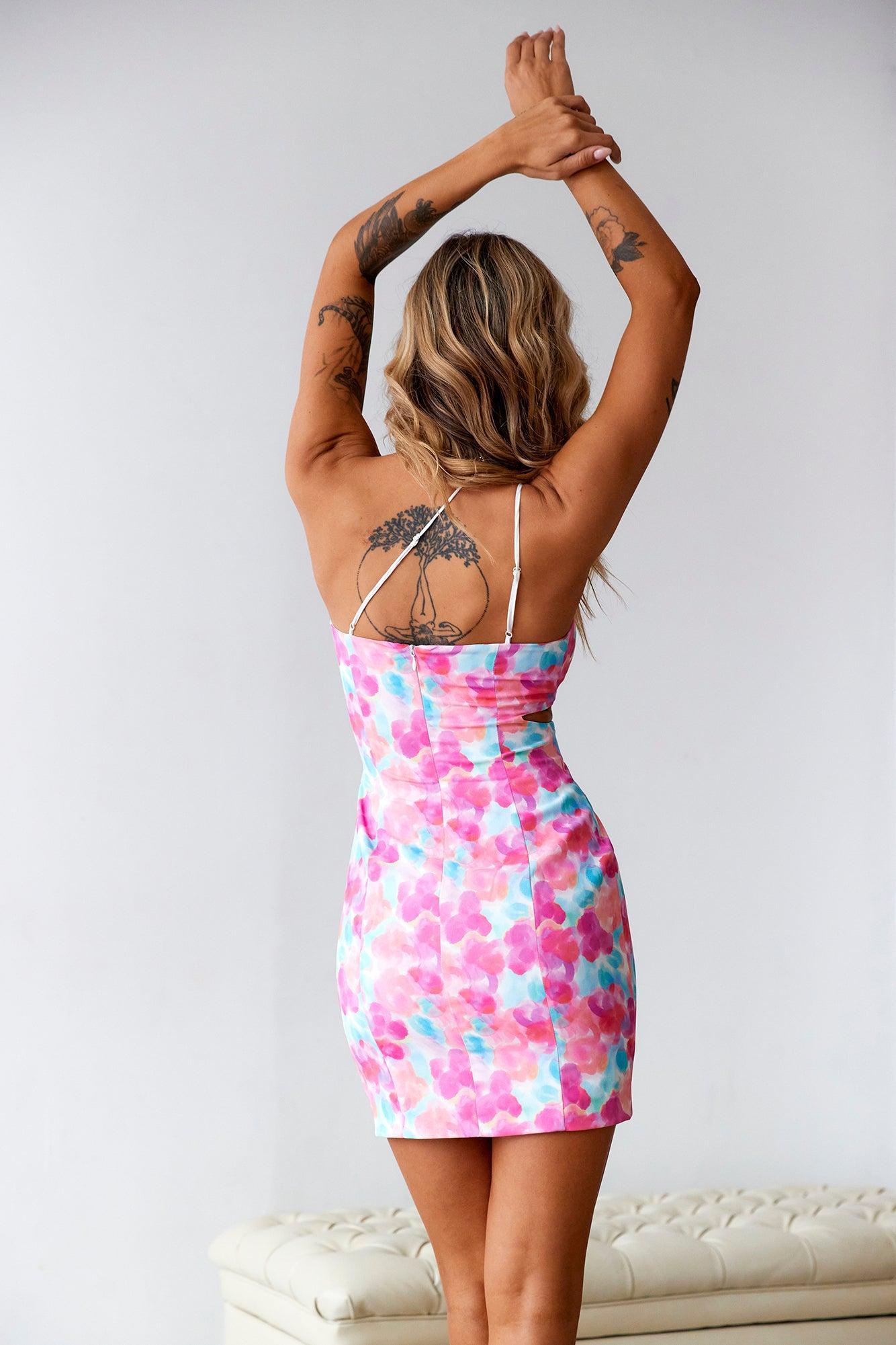 HELLO MOLLY Picturesque Mini Dress Multi Product Image
