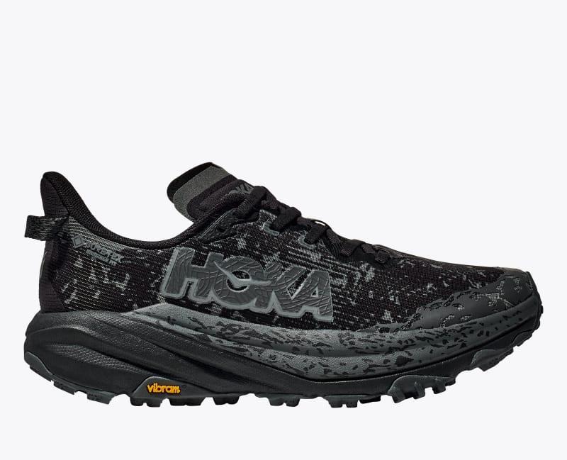 HOKA Men's Speedgoat 6 GTX Shoes in Stardust/Outer Orbit, Size 10 Product Image