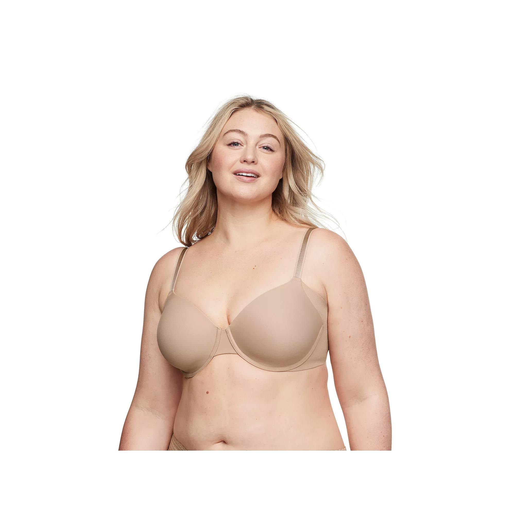 Warners No Side Effects® Seamless Underarm-Smoothing Comfort Underwire Lightly Lined T-Shirt Bra RA3061A, Women's, Size: 34 B, Toasted Brown Product Image