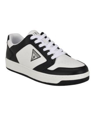 Guess Mens Udolf Low Top Lace Up Fashion Sneakers - Black Product Image