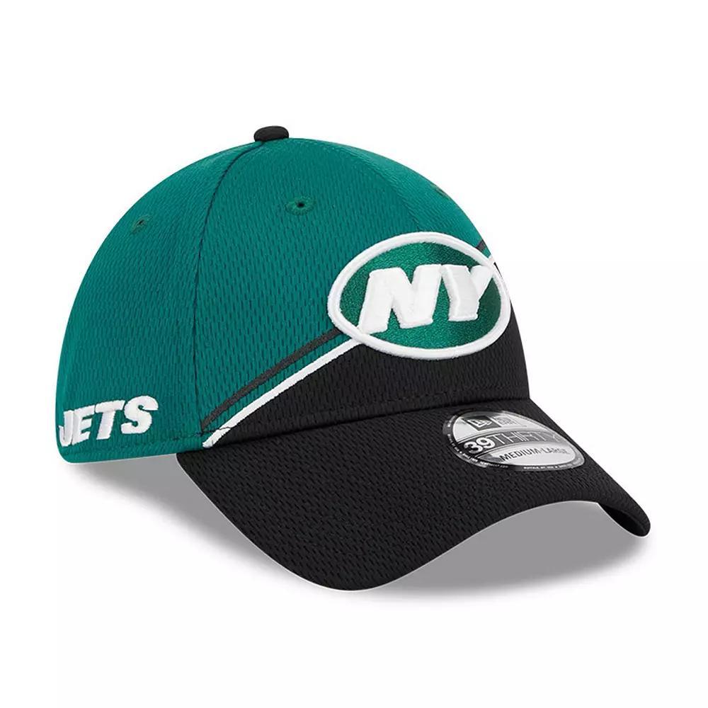 Men's New Era  Green/Black New York Jets 2023 Sideline 39THIRTY Flex Hat, Size: Large/XL Product Image