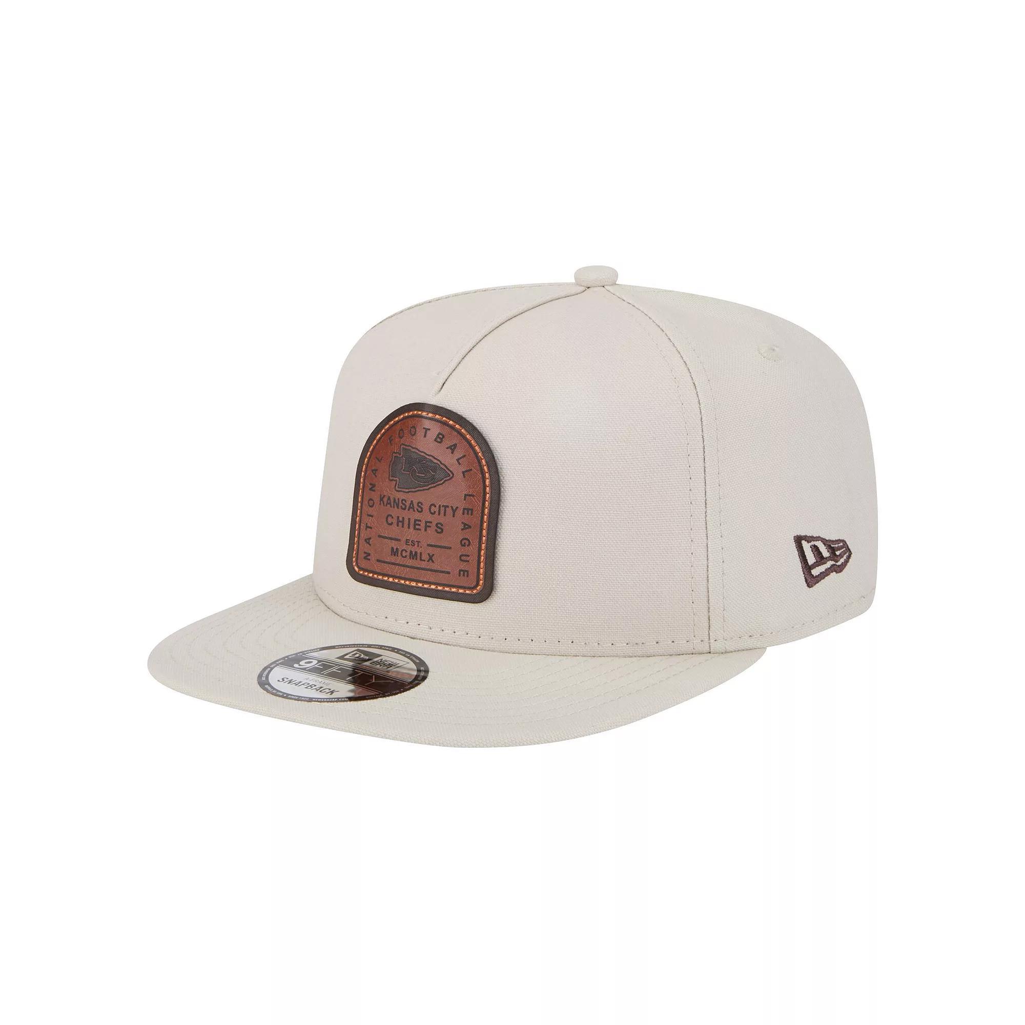 Men's New Era Stone Kansas City Chiefs Premier 9FIFTY Snapback Hat, Team Product Image