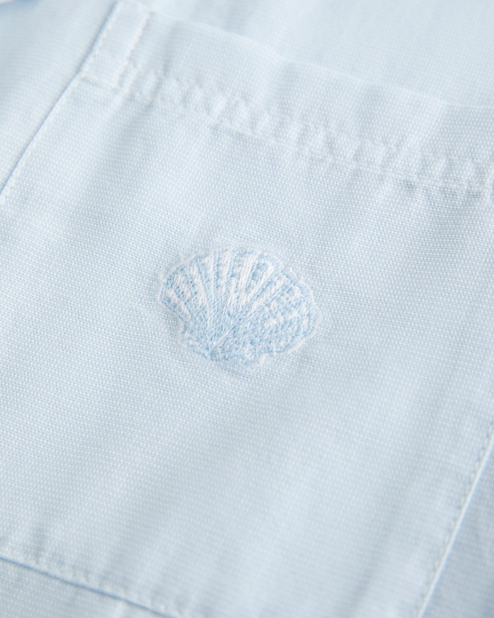 Short-Sleeve Button-Through Pajama Top Product Image