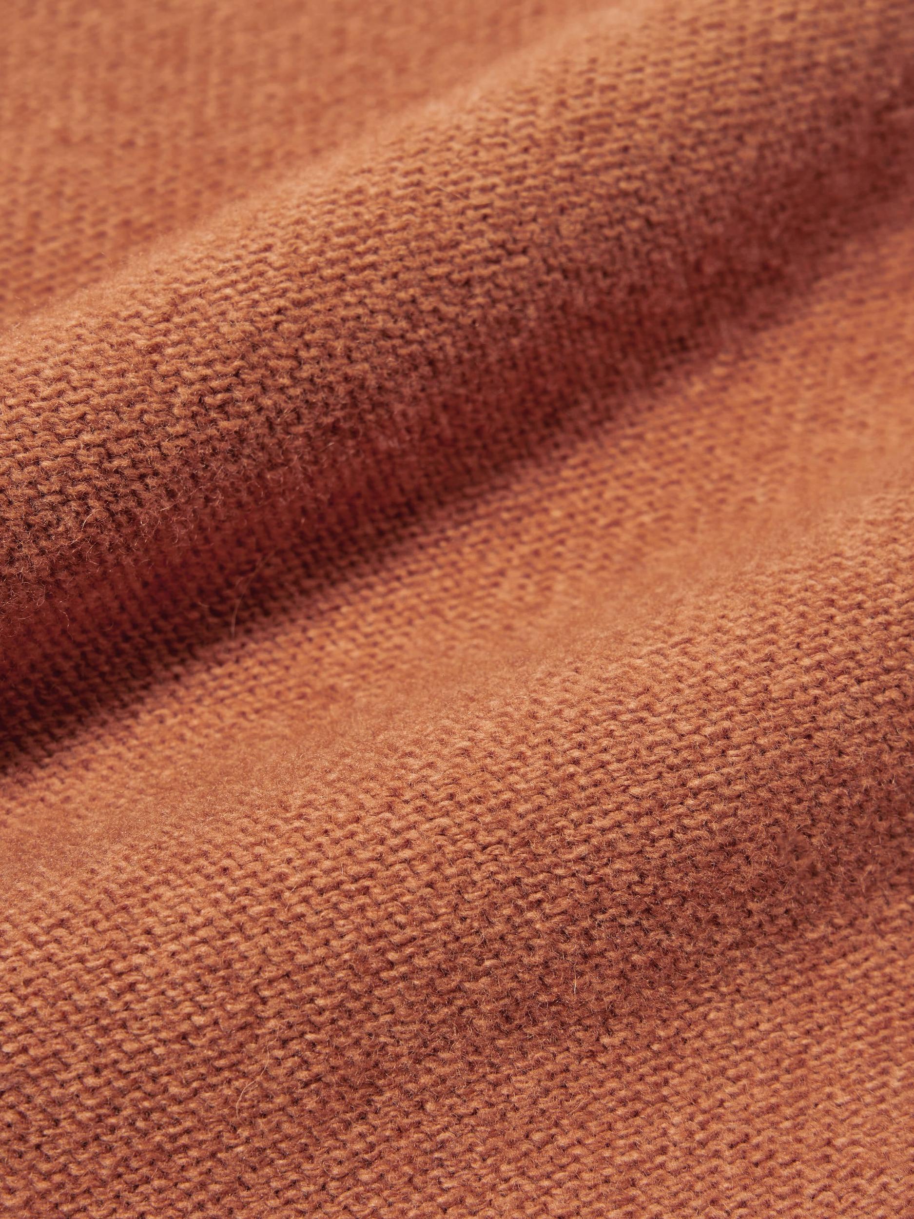 Universal Works Seamless Crew in Orange Coast Knit Product Image
