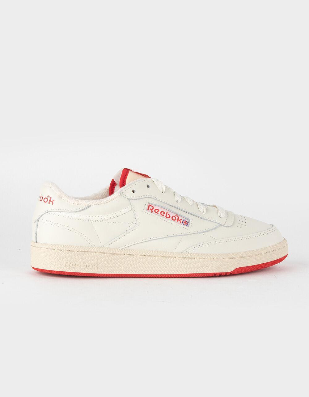 REEBOK Club C 85 Vintage Shoes - WHT/RED Product Image