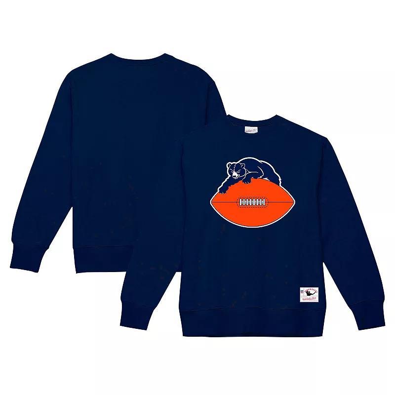 Men's Mitchell & Ness Dark Green Green Bay Packers Basic Fleece Pullover Sweatshirt, Size: 2XL Product Image