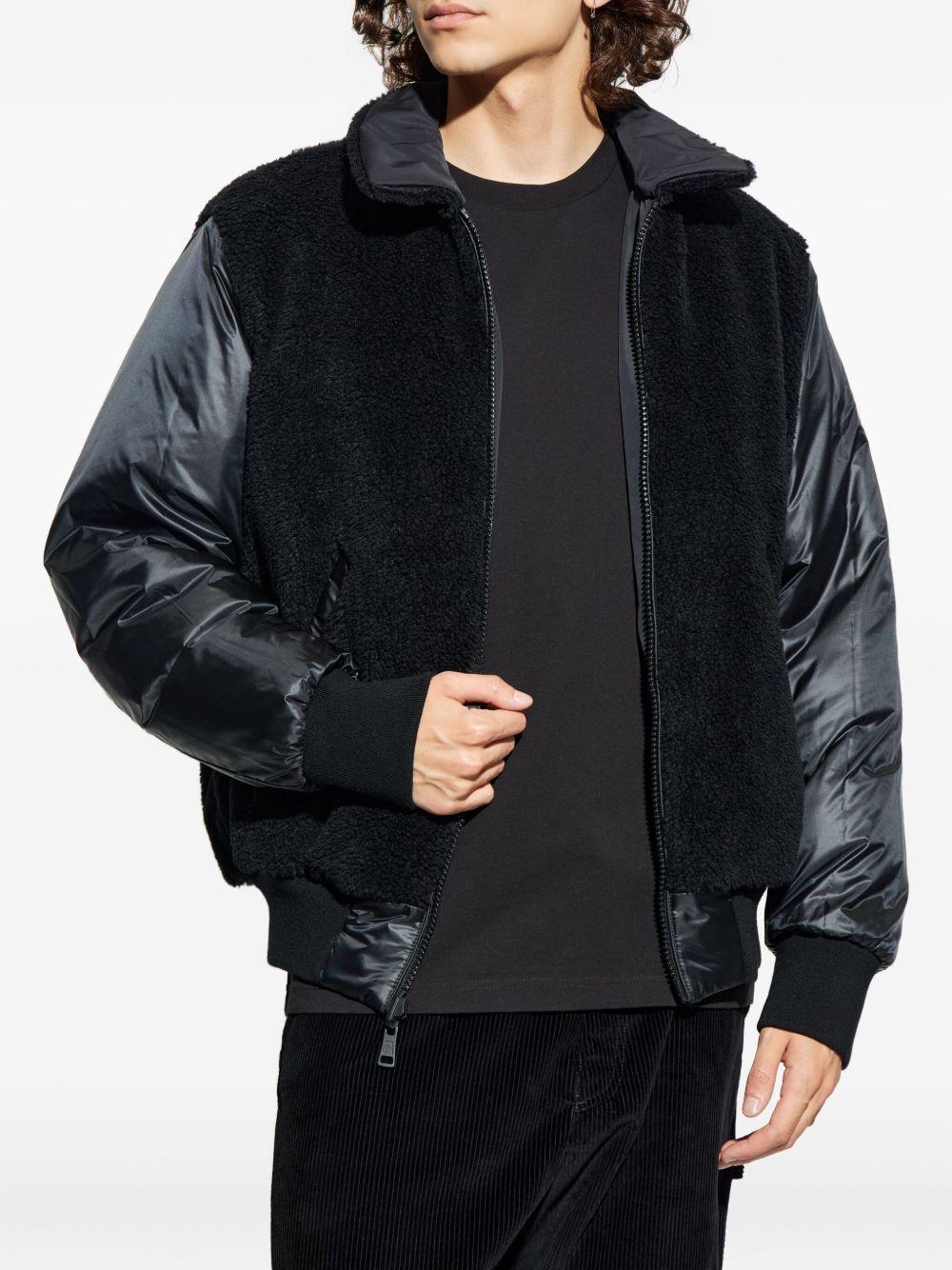 sherpa-collar bomber jacket Product Image