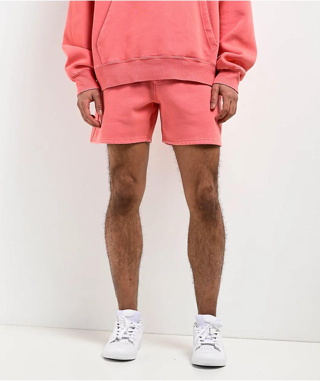 Ninth Hall Fundamentals Rose Relaxed Sweat Shorts Product Image