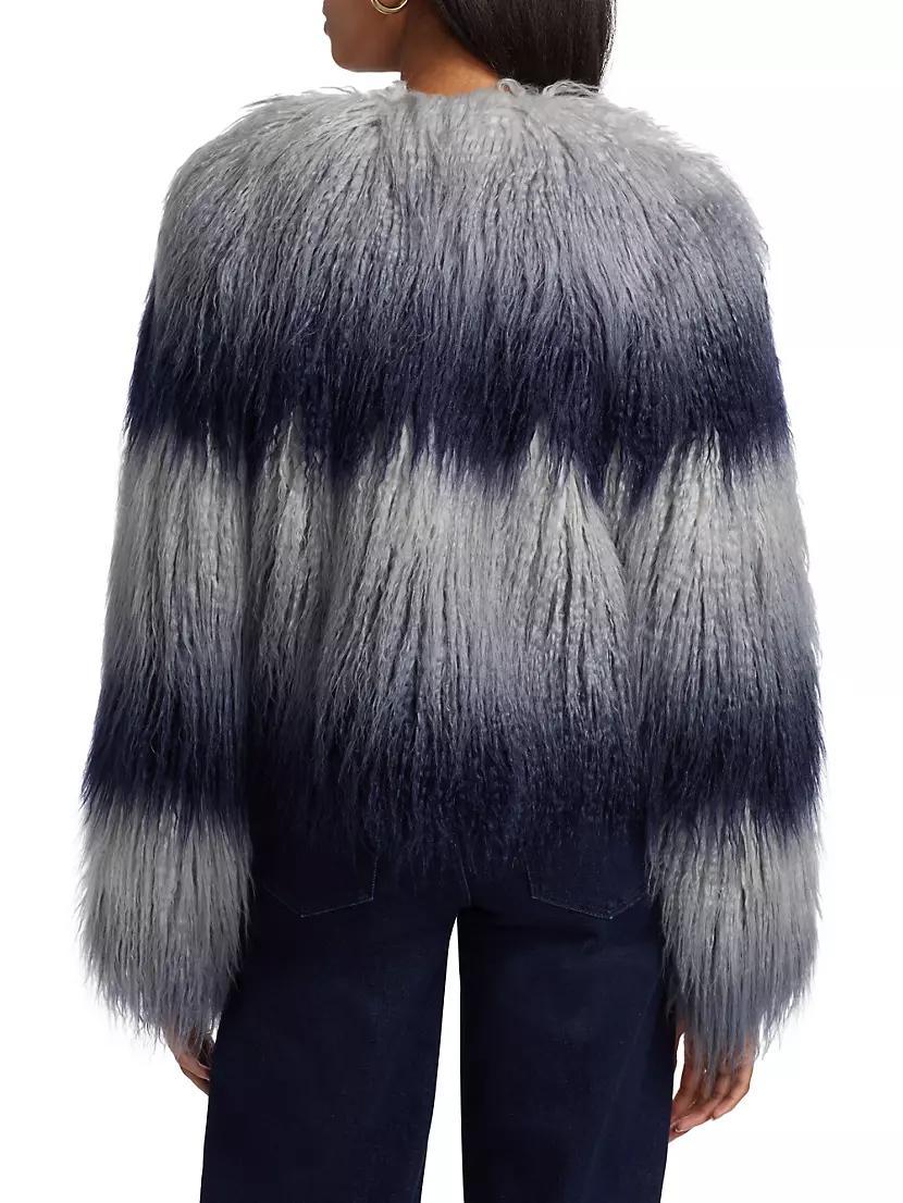 Sameul Ombré Faux Fur Coat Product Image