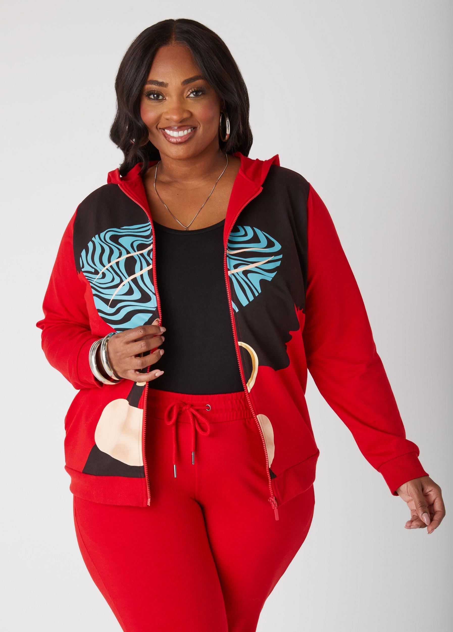 Graphic French Terry Hoodie Product Image