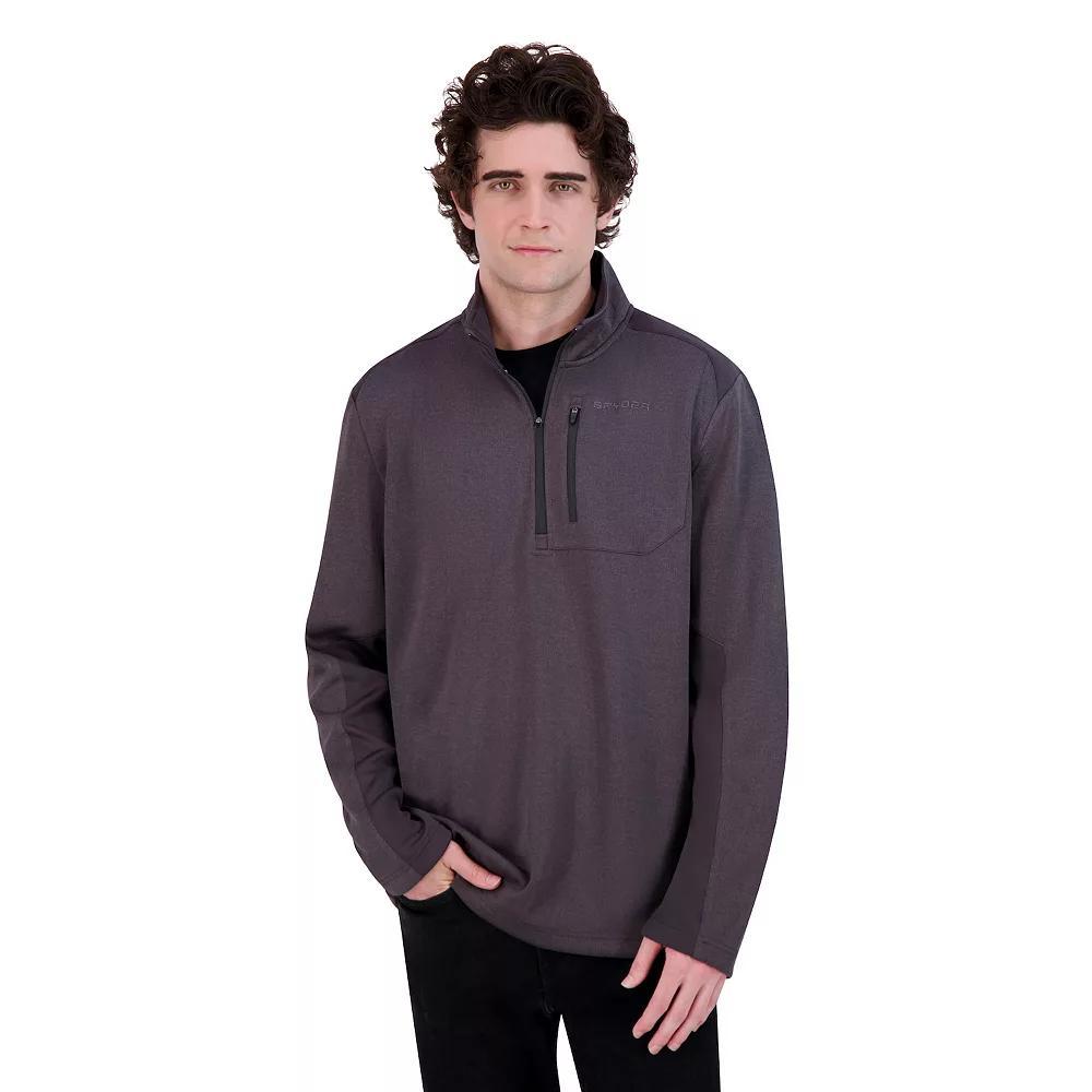 Men's Spyder 1/4-Zip Tech Knit Sweatshirt, Size: Small, Gray Product Image