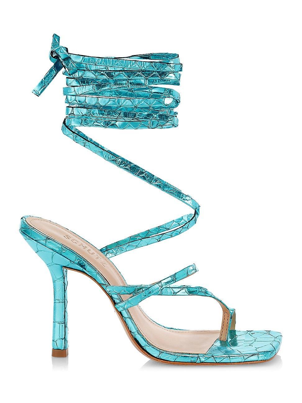 Lily Metallic Leather Sandal Product Image