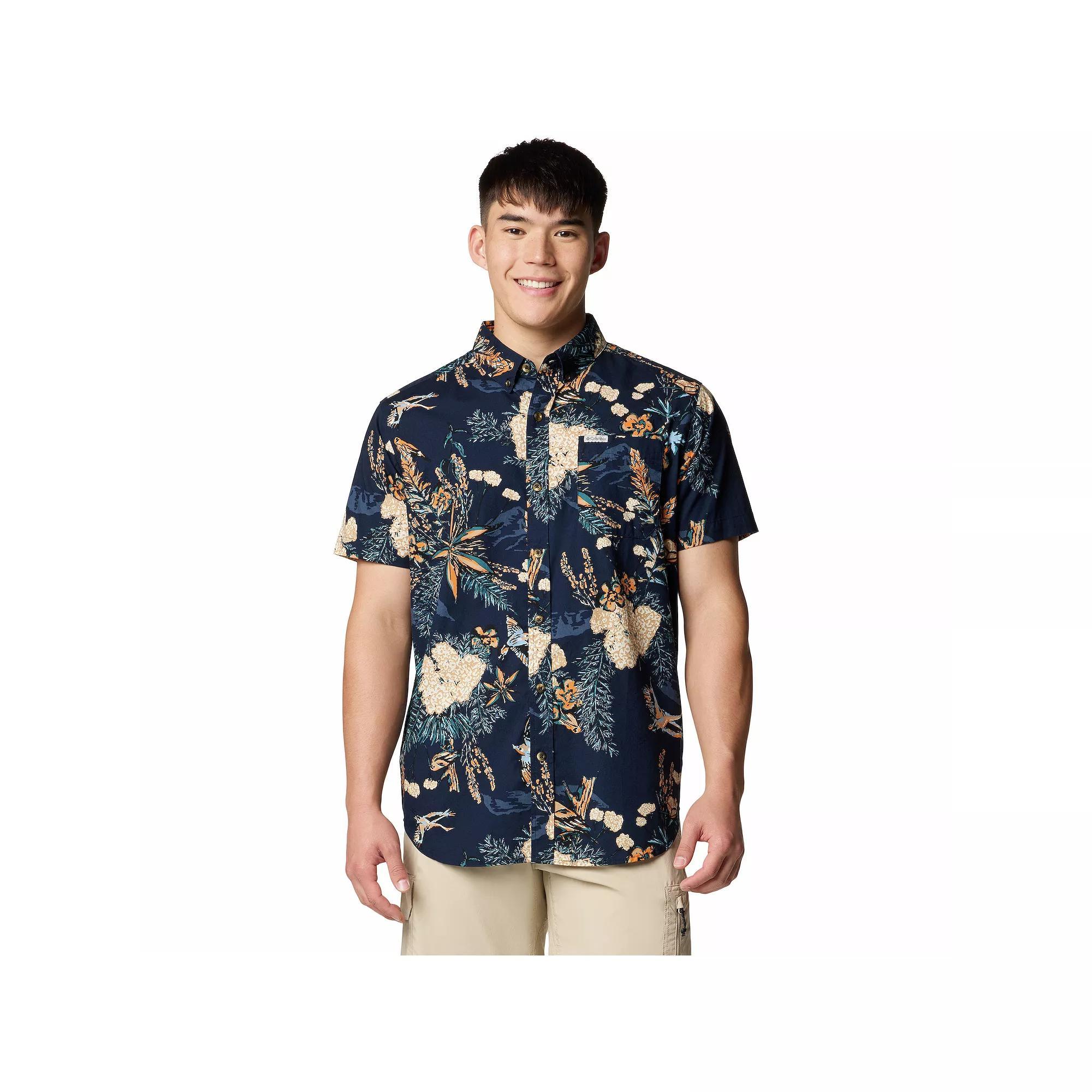 Columbia Men's Rapid Rivers Printed Short Sleeve Shirt Tall- Product Image