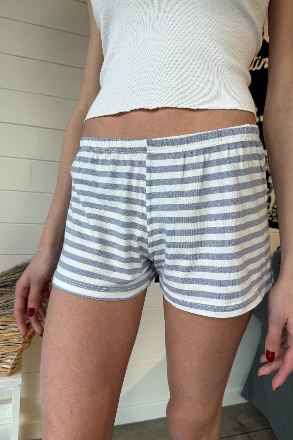 Emery Striped Sweatshorts Product Image