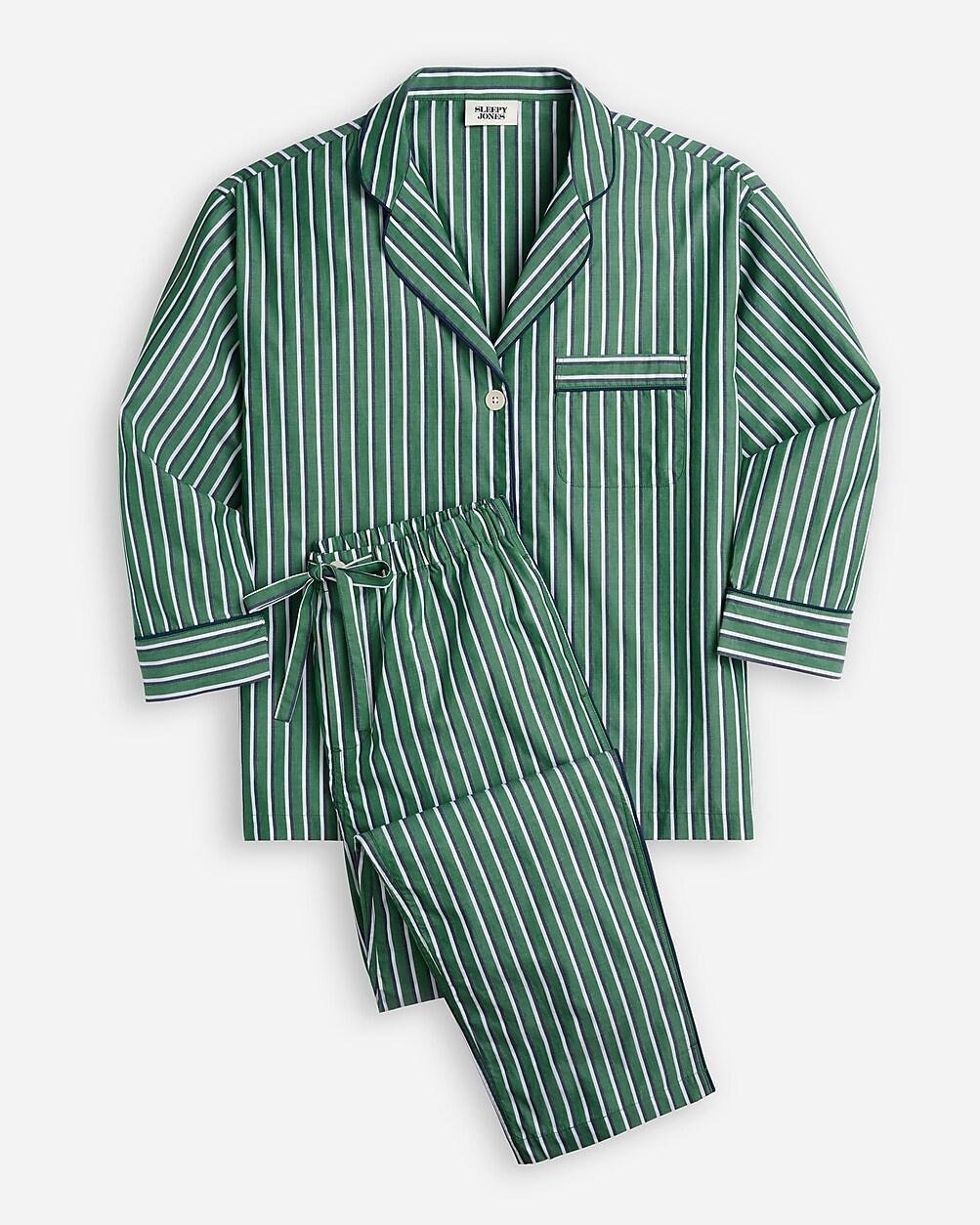 Sleepy Jones womens Marina pajama set in shadow stripe Product Image