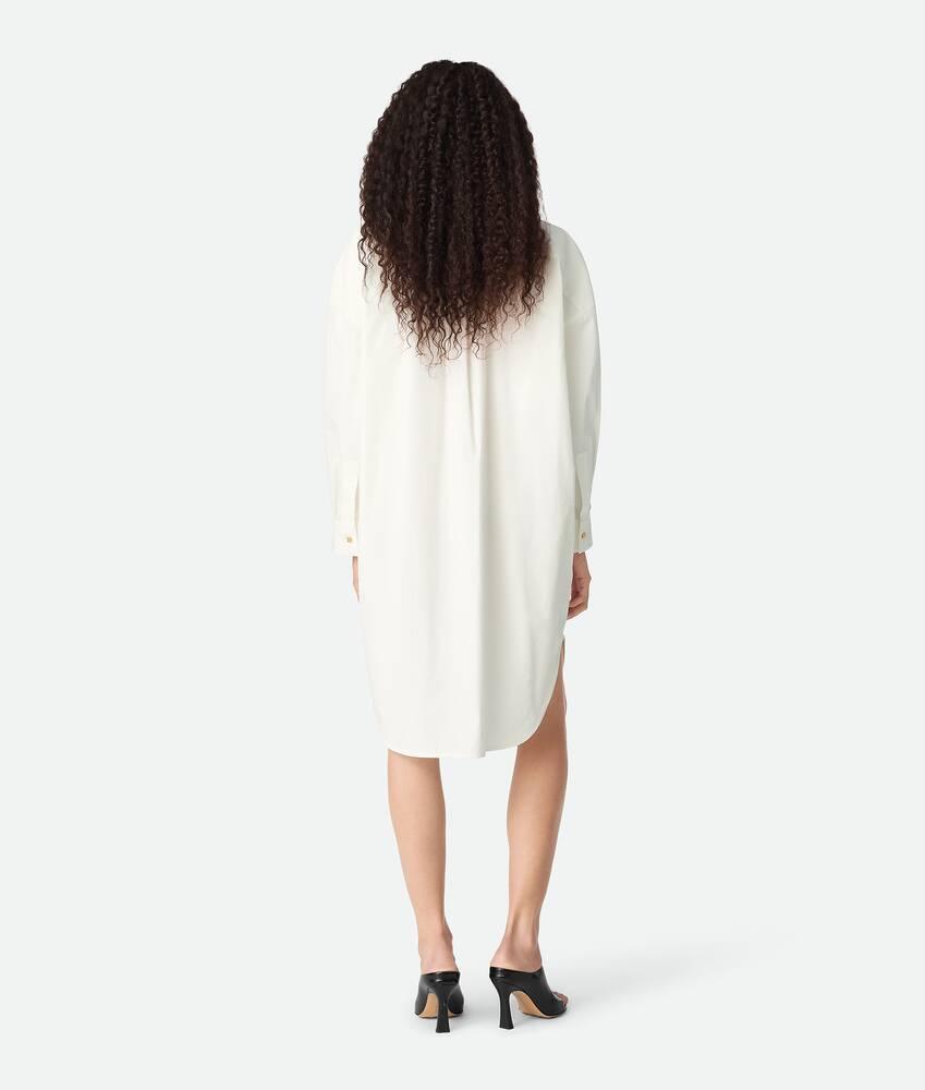 Women's Cotton Dress in Chalk Product Image