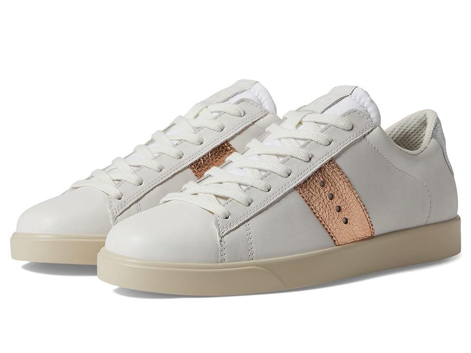 ECCO Street Lite Retro Sneaker Black) Women's Shoes Product Image
