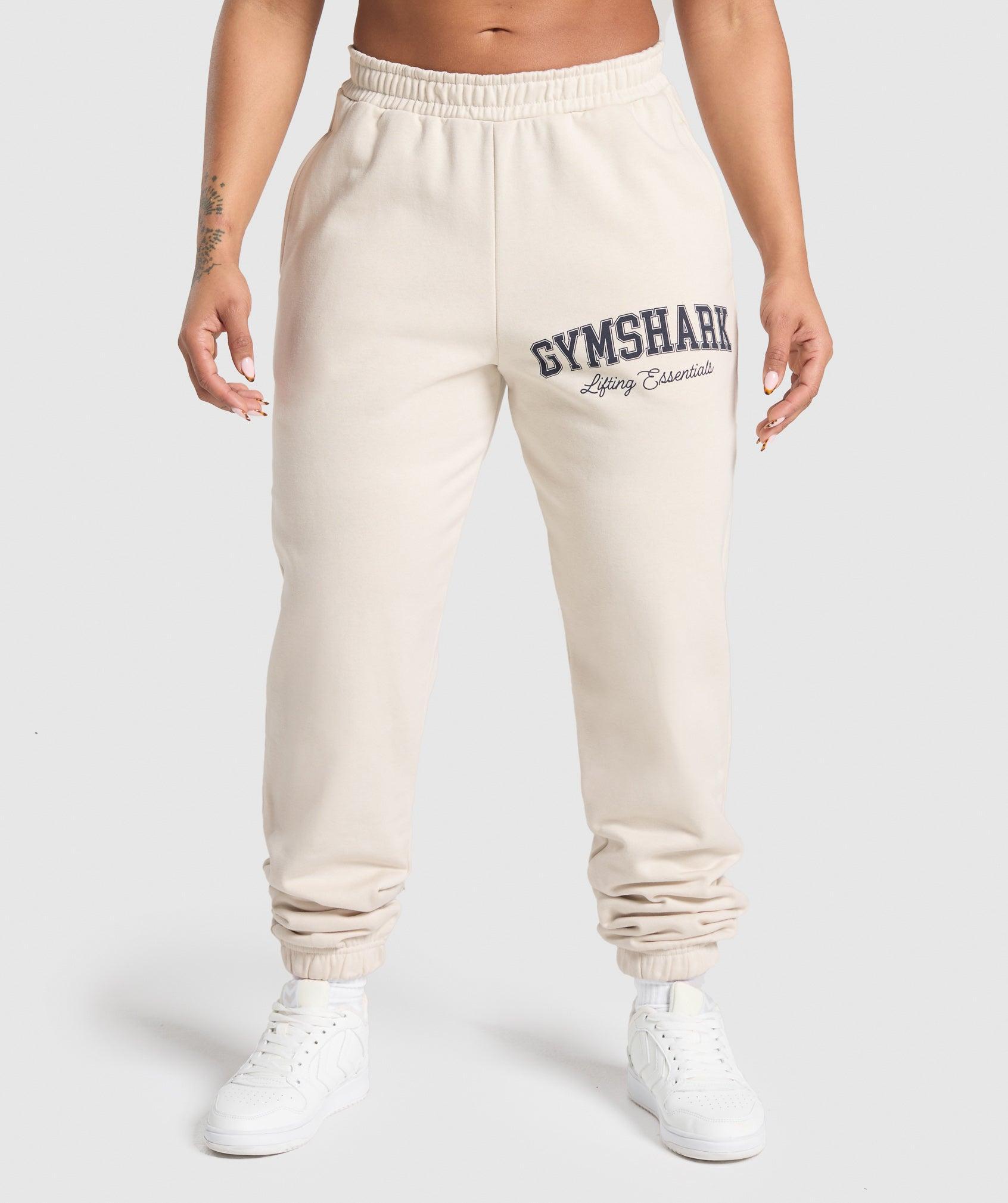 Lifting Essentials Graphic Brushed Oversized Joggers Product Image