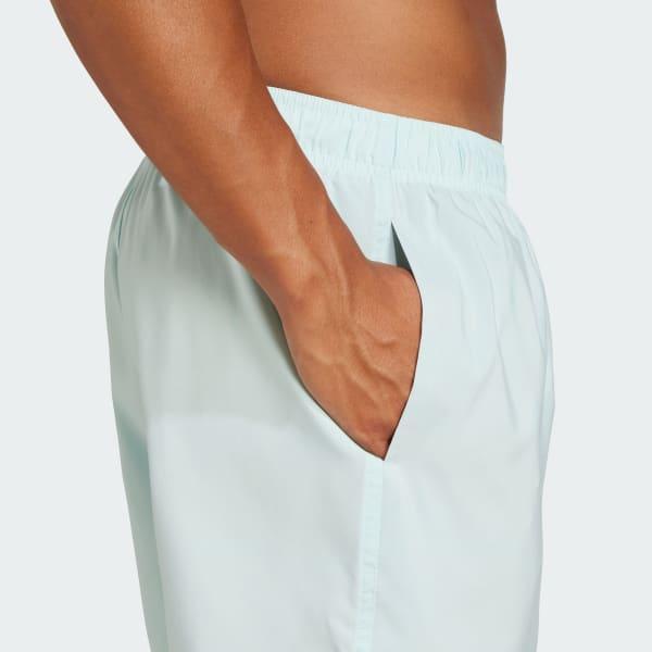 adidas Solid CLX Short-Length Swim Shorts Halo Mint 3XL Mens Product Image