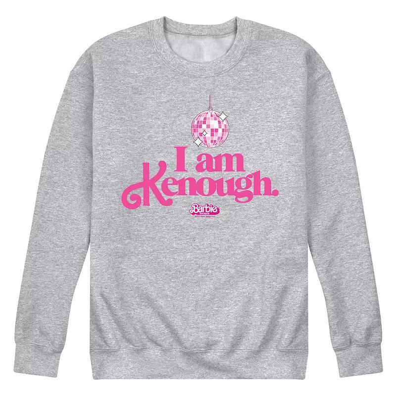 Men's Barbie The Movie I Am Kenough Disco Ball Graphic Tee, Size: Large, Grey Gray Product Image