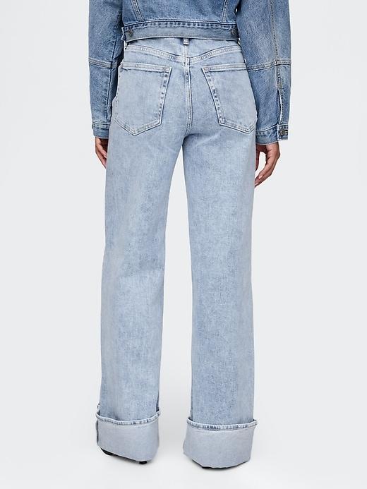 High Rise Stride Wide-Leg Jeans Product Image