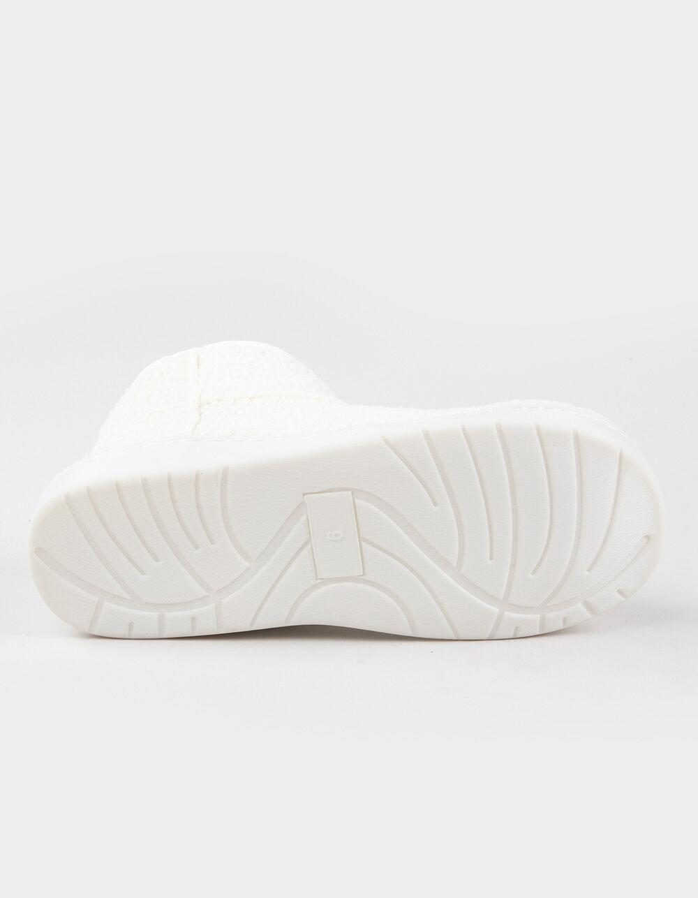 MIA Chill Happy Face Womens Bootie Slippers Product Image