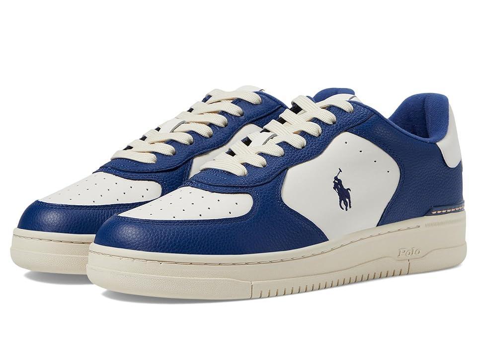 Polo Ralph Lauren Mens Masters Court Colorblock Sneakers Product Image