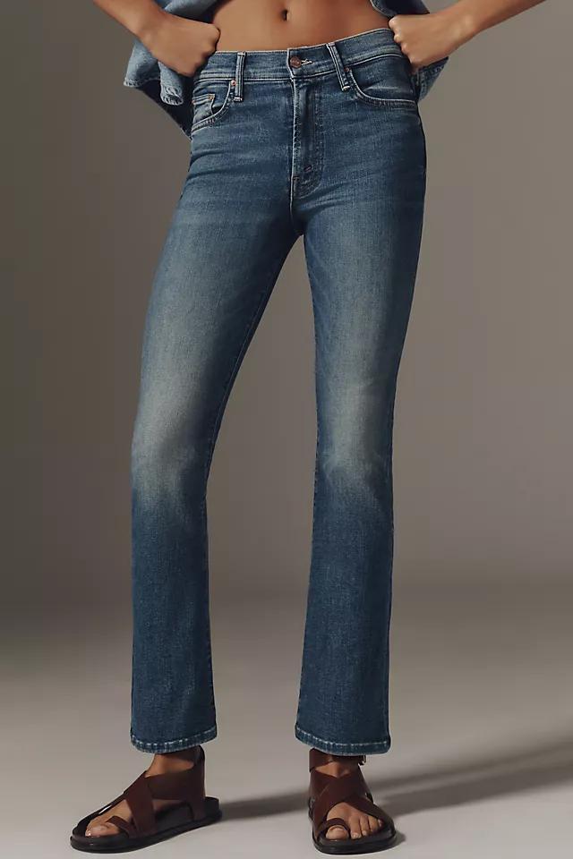 MOTHER The Insider Flood Mid-Rise Fray Jeans Product Image