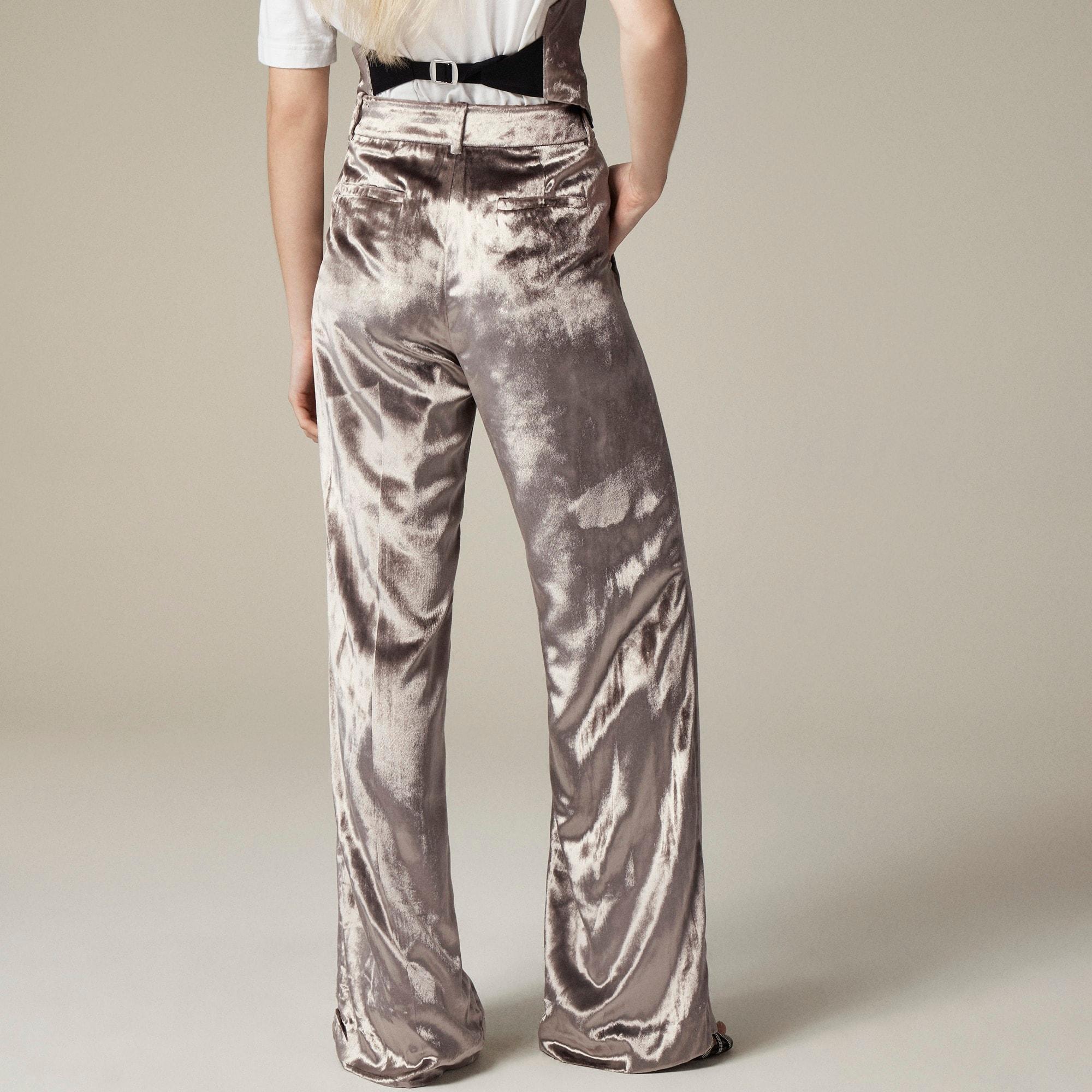 Carolina pant in drapey velvet Product Image