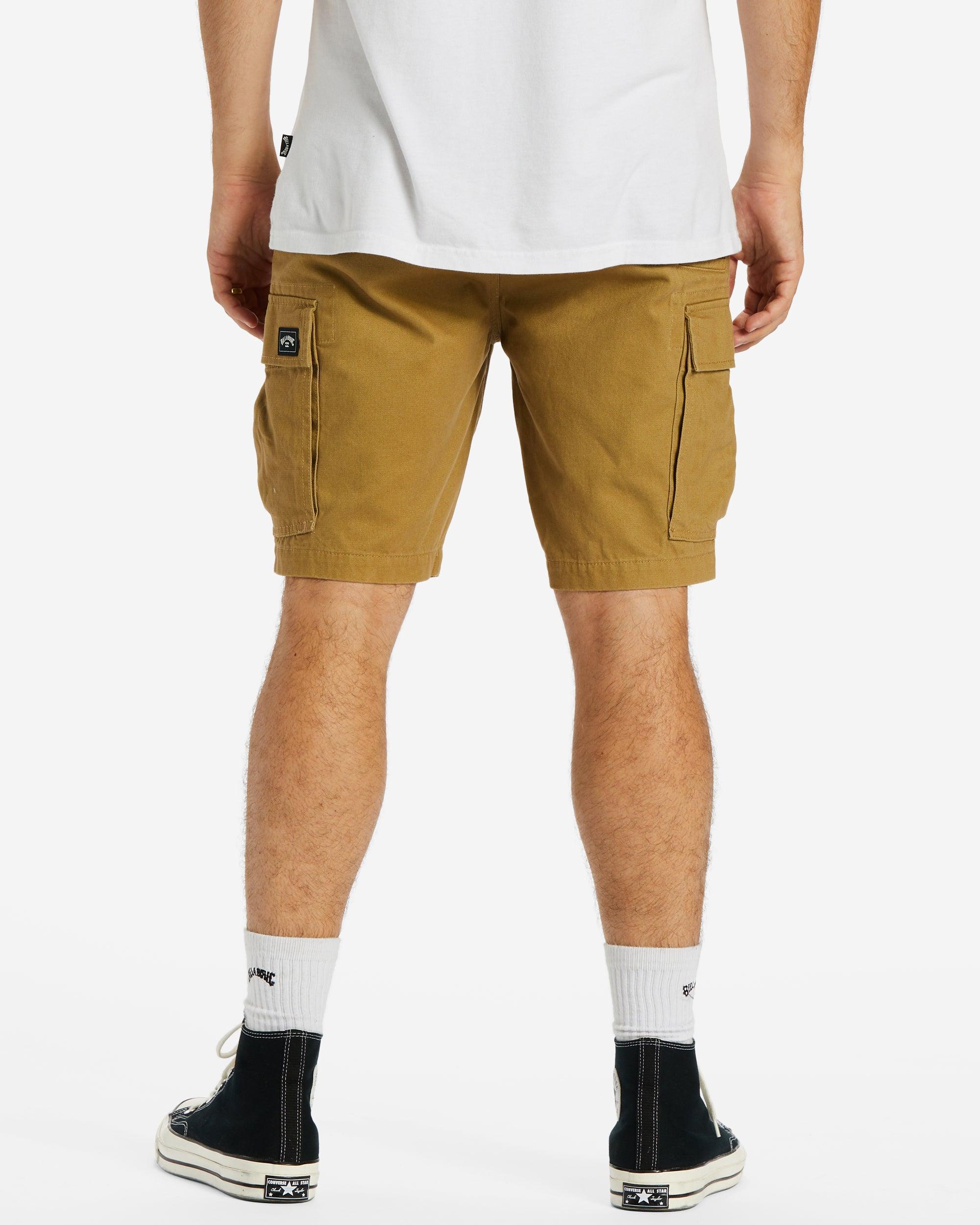 Combat Cargo 21" Shorts - Light Khaki Male Product Image