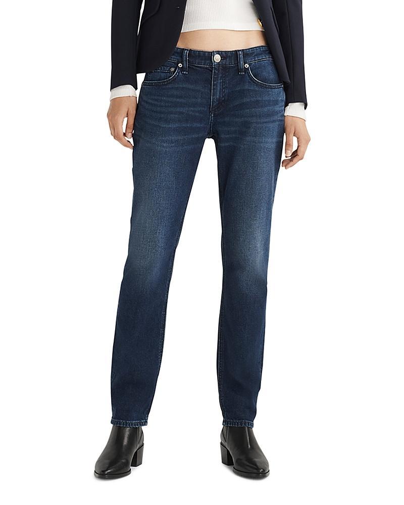 Womens Dre Low-Rise Slim Boyfriend Jeans Product Image
