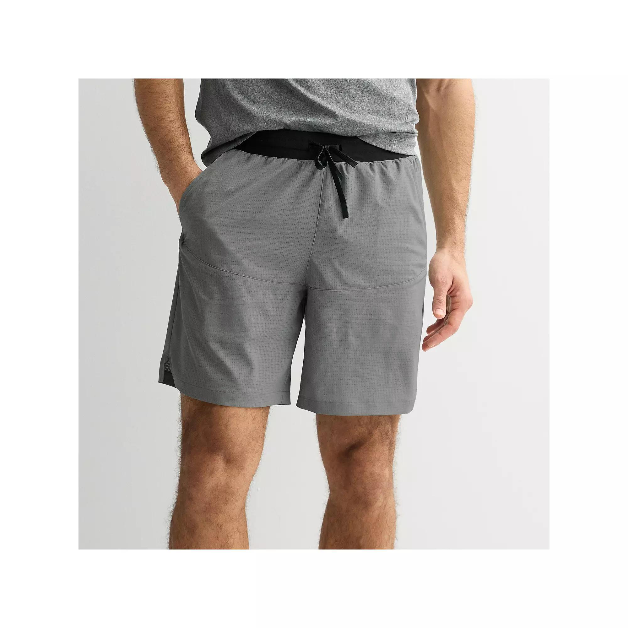 Men's Tek Gear 7-in. Lined Training Shorts, Size: Medium, Smokey Grey Product Image