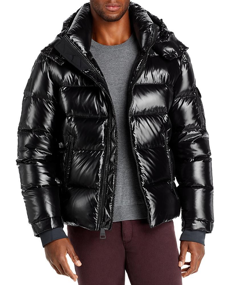 Mens Glacier Hooded Down Coat Product Image