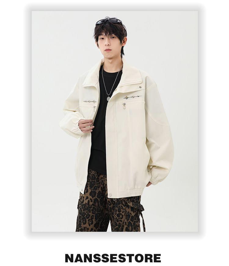 Plain Zip Jacket Product Image