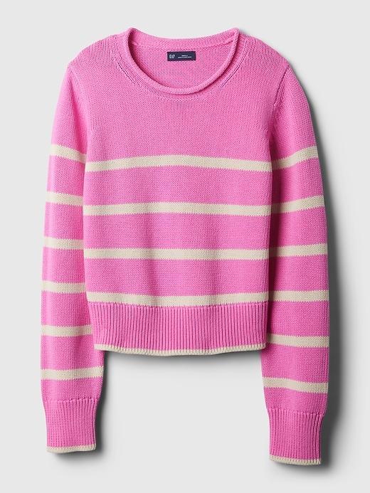 Shrunken Roll Neck Sweater Product Image