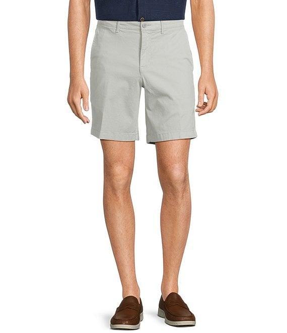 Roundtree & Yorke Casual Straight Fit Flat Front Tech Pocket Printed 9#double; Inseam Shorts Product Image