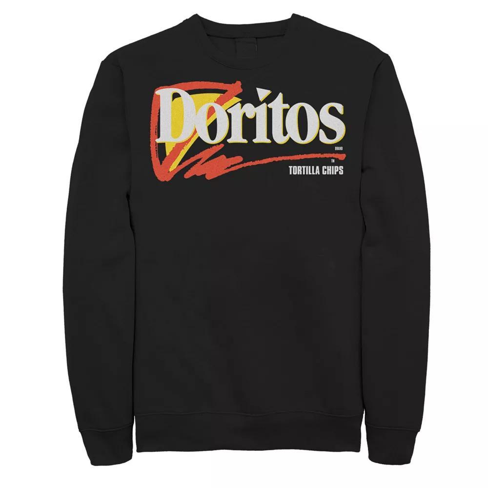 Men's Doritos Tortilla Chips Logo Sweatshirt, Size: XL, Black Product Image